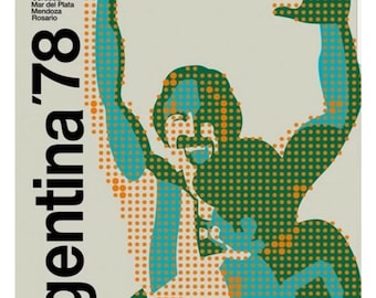 Argentina 1978 Poster incorniciato della Coppa del Mondo - Sembra incredibile GRANDE