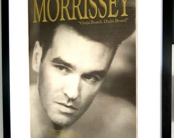 Morrissey Luxury Framed and Mounted 1990 Original NME-Ouija Board-The Smiths This Charming Man