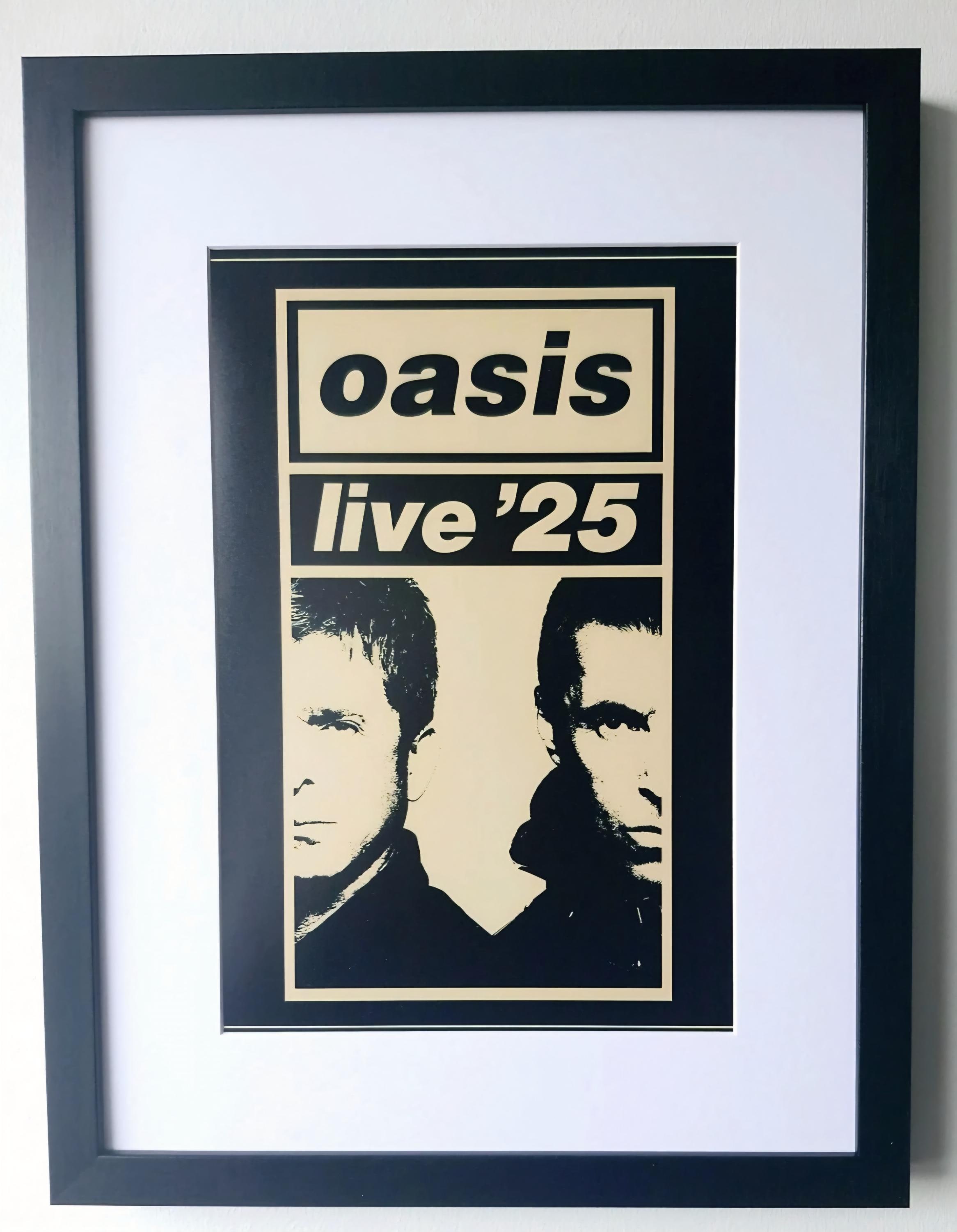 Oasis Poster Live 25 - Etsy