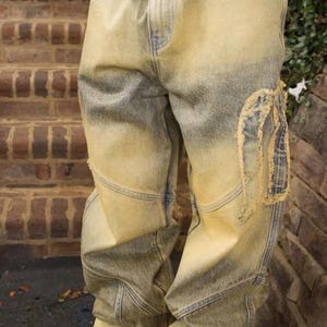 【QUALISARTIFPEREO】DIRTY BAGGY PANTS Dirty Baggy Jeans - Etsy