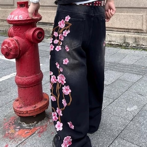 Robe noire brodée, style bohème chic, taille 42 (Neuf (Voir description