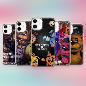 FNAF Phone Case Five Nights at Fredy Fazbear Cover for iPhone 17e, 16, 15, 14, 13 Samsung S26, S25Fe, S23, A57 Pixel 10A, 10Pro, 9A, 8
