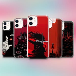 Hellsing Ultimate Phone Case Alucard Vampire Cover do iPhone'a 17e, 16, 15, 14, 13, Samsunga S26, S25Fe, S23, A57 Pixel 10A, 10Pro, 9A, 8