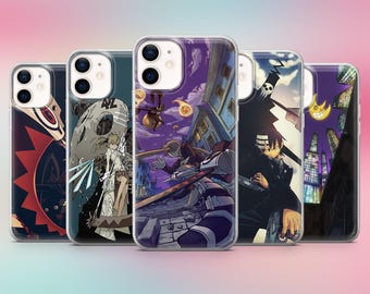 Soul Eater Handyhülle Anime Death the Kid Cover für iPhone 17e, 16, 15, 14, 13 Samsung S26, S25Fe, S23, A57 Pixel 10A, 10Pro, 9A, 8