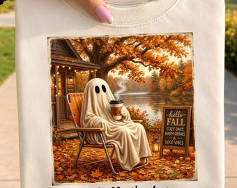 Summerween Ghost Png, geistig bin ich hier Sublimationsdesign, trendiges Halloween-Liebhaber-Shirt-Design, lustiger Herbst Png