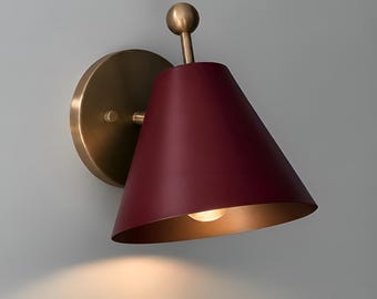 Vintage Adjustable Light Brass Swing Arm Wall Lamp Industrial Bedside Reading Light Bathroom Vanity Light