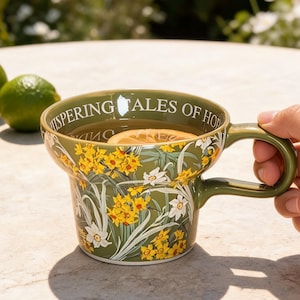 Olive Green Coffee Mugs Spring - Etsy
