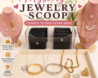 Mystery Jewelry Scoop, Necklaces, Bracelets, Earrings, Rings Mix