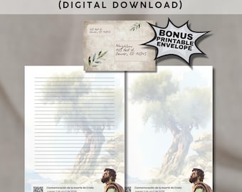 ESPAÑOL Memorial 2026 Letter Writing Template- SPANISH (Digital Download)