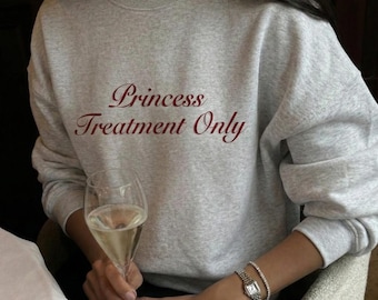 Princess Sweatshirt, Wellness Aesthetic Shirt