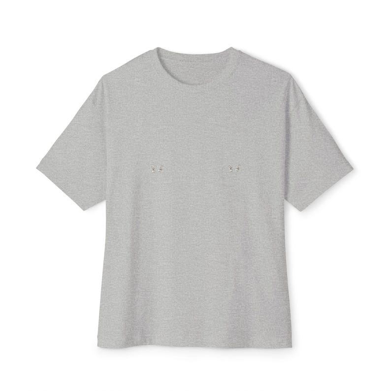 Minimal Piercing Print Tee | image 12