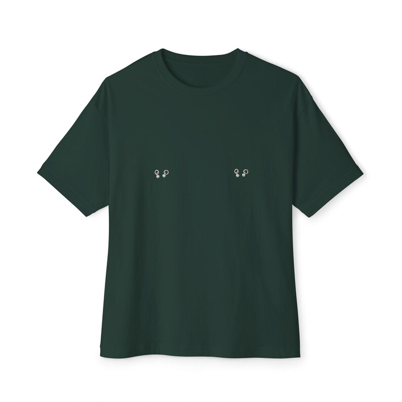 Minimal Piercing Print Tee | image 11