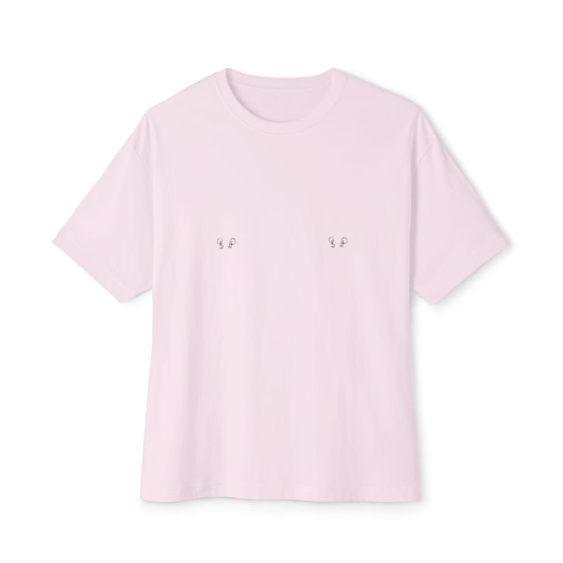 Minimal Piercing Print Tee | image 6