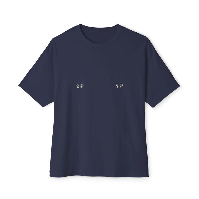 Minimal Piercing Print Tee | image 13