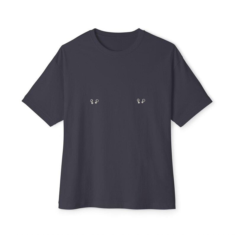 Minimal Piercing Print Tee | image 10
