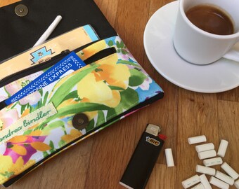 Tobacco pouch, Wallet, Mobile Phone pouch "spring time“