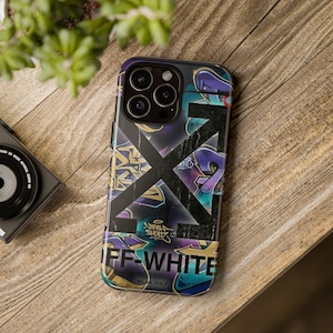 OFF white iPhone Samsung Pixel Graffiti Street Art Off-White X Phone Case | Urban Skateboard Collage