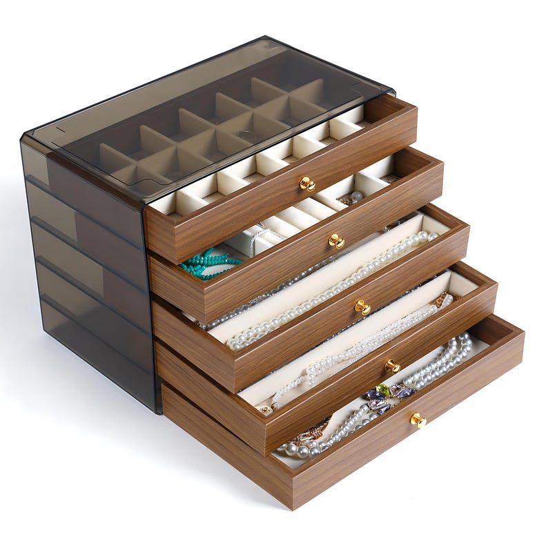 Wood Display Riser Stand, 4 Tier Perfume Organizer, Rustic Shelf - Etsy UK