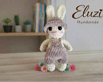 Häkelarbeit Häschen weiche Amigurumi Plüschtier Kinderzimmer Dekor Baby-Geschenke