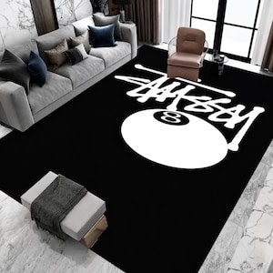 Stussy 8 Ball Rug - Etsy