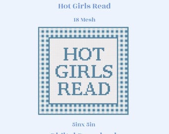 Filles chaudes Lire | Modèle numérique de broderie PDF | 18 mailles