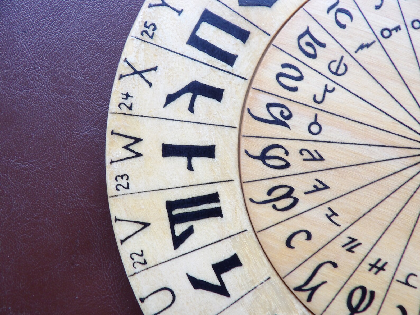 Dwarven Elvish Cypher Wheel: Dungeons and Dragons Code Tool - Etsy