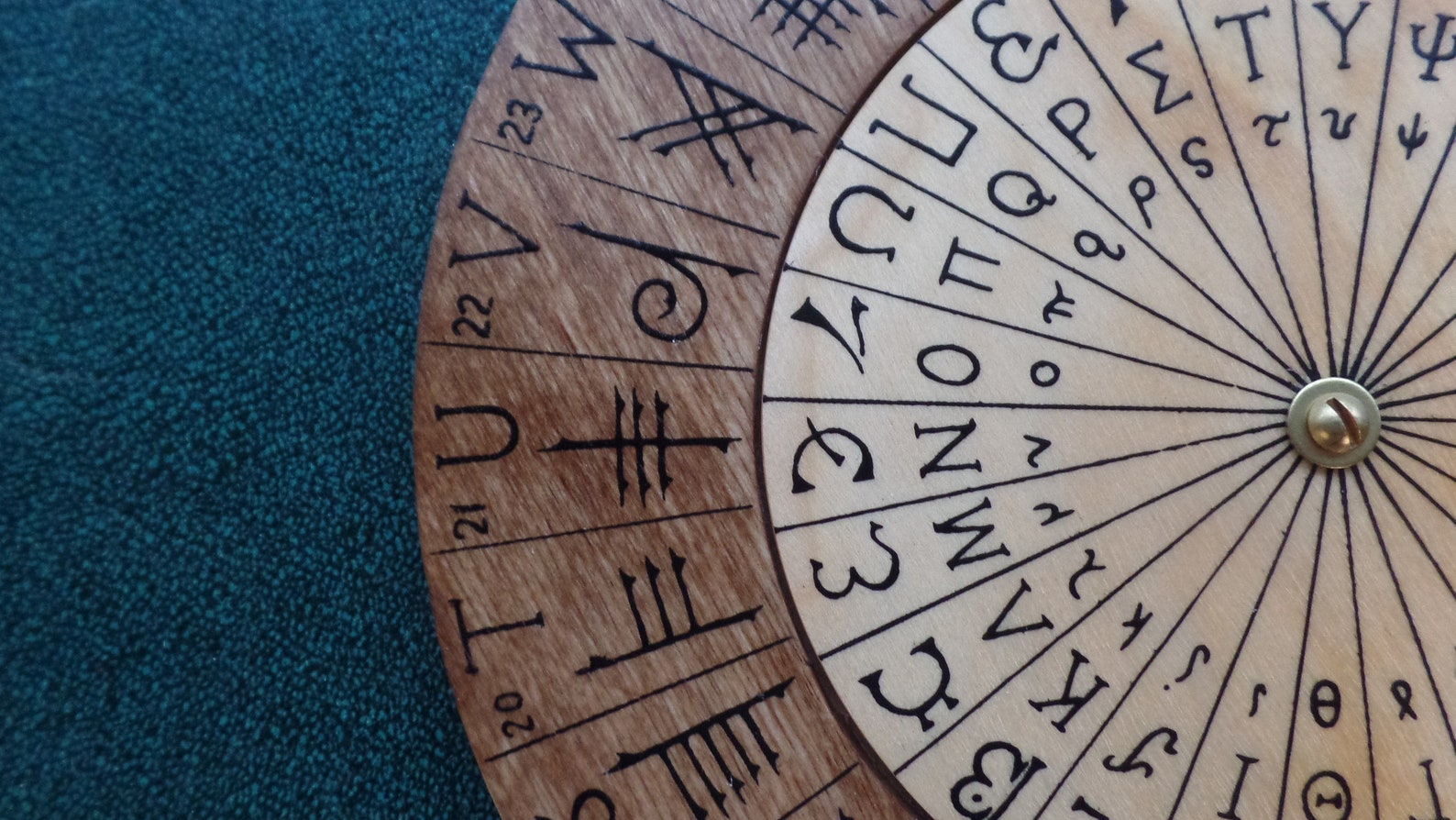 Cypher Wheel Cipher Wheel Ogham Enochian Dungeons and - Etsy