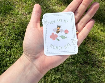 Eres mi pegatina de abeja