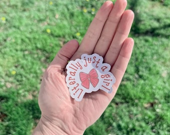 Letterlijk gewoon een meisjesstriksticker