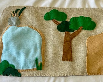 Savanna Felt Playmat