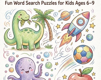 RICERCA DI PAROLE: 10 Mondi Meraviglia - divertenti giochi di ricerca di parole per bambini. Età 6-9 anni.