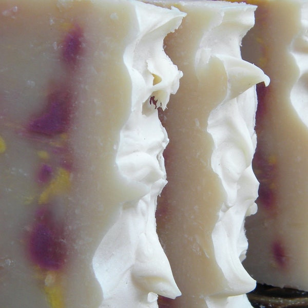 Soap, Vegan, Scented Homemade - (2) Bars "Yuzu Cranberry" Bar Soap, Bath and Beauty