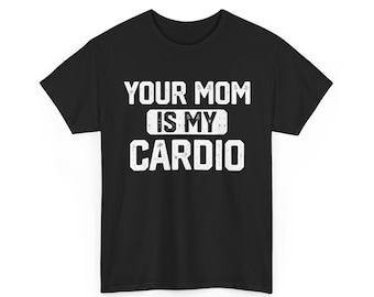 Your Dad is My Cardio Back Shirt, Gym Partner Tee, Workout Gym Outfit, Dad Tshirt ,Gift for Him, Funny Weightlifting Shirt Father's Day