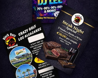 Póster de evento personalizado / Diseño de volante personalizado / Impreso