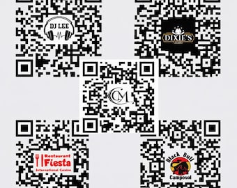 Código QR personalizado / Diseño de logotipo / Descarga digital a color