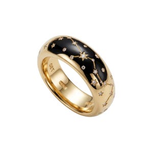 Oura Sleeve Ring 5 Jacket Marquise Moissanite Gold Dome Ring Bold Chunky Statement Jewelry Modern Band