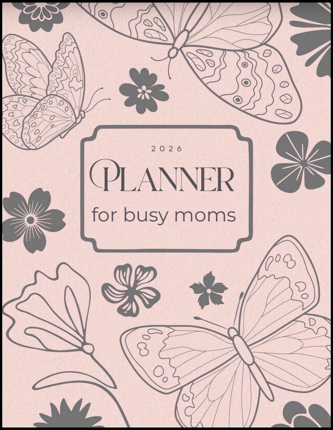Printable Planner for Busy Moms - Etsy