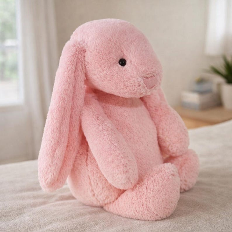 Soft Bunny Stuffed Animal | Cotton Rabbit Plush - Etsy