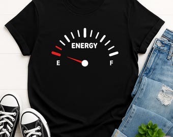 Camiseta "Baixa Energia", Camiseta Divertida "Tamanho Regata Vazia", Moletom com Capuz "Humor para Introvertidos", Moletom "Bateria Social" para Adultos e Adolescentes