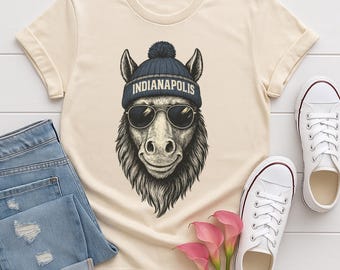 Indianapolis Football Mascot Shirt, Vintage Indianapolis Football Fan Tee
