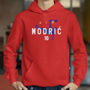 Croatia Star Player Football Gift, 2026 World USA Tournament Inspired Soccer shirt, Air Modrić #10 Animated Style Graphic Tee Unisex T-Shirt imagen 3