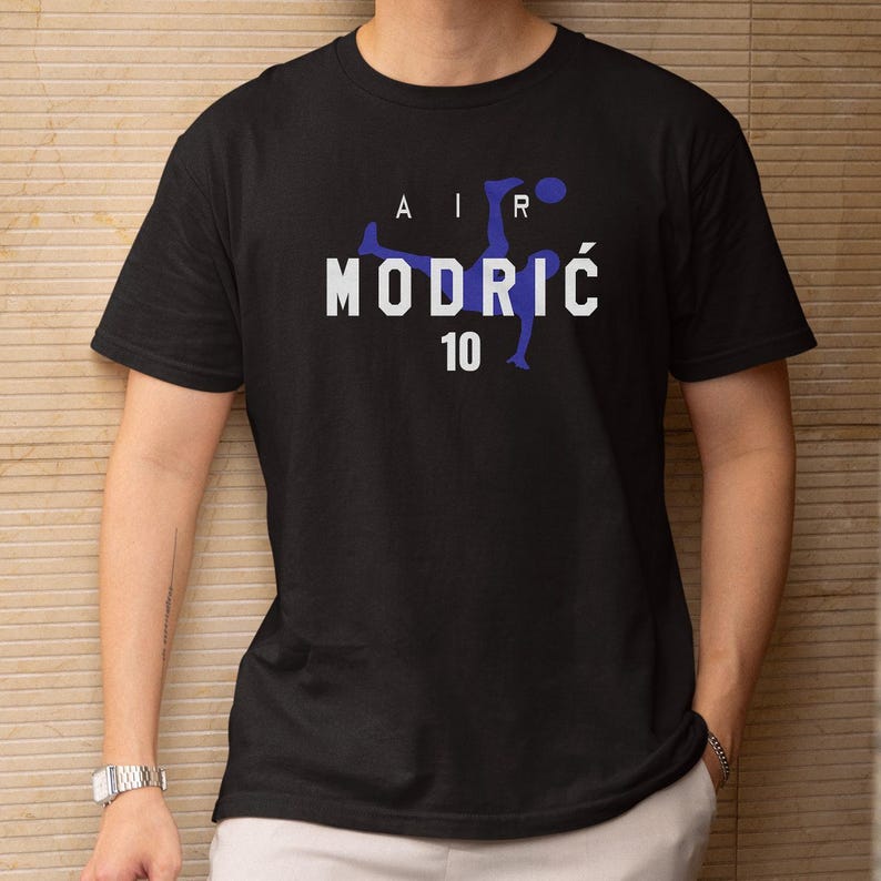 Croatia Star Player Football Gift, 2026 World USA Tournament Inspired Soccer shirt, Air Modrić #10 Animated Style Graphic Tee Unisex T-Shirt imagen 1