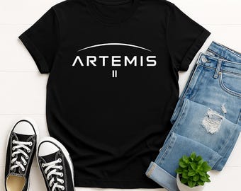 Artemis II Shirt, NASA Inspired Space Mission Tee, Minimalist Rocket Hoodie, Space Lover Sweatshirt