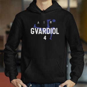 Croatia Star Player Football Gift, 2026 World USA Tournament Inspired soccer shirt, Air Gvardiol #4 Animated Style Soccer, Unisex T-Shirt image 2