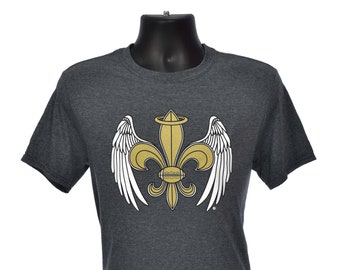 SALE! New Orleans Football Shirt, "Fleur de Football"