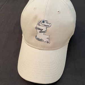 Embroidered Alligator Baseball Cap - Love Louisiana Design