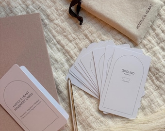 Deck bien-être de 36 cartes en mouvement avec vidéos guidées | Cartes de régulation du système nerveux | Cartes Mindset & Self Care