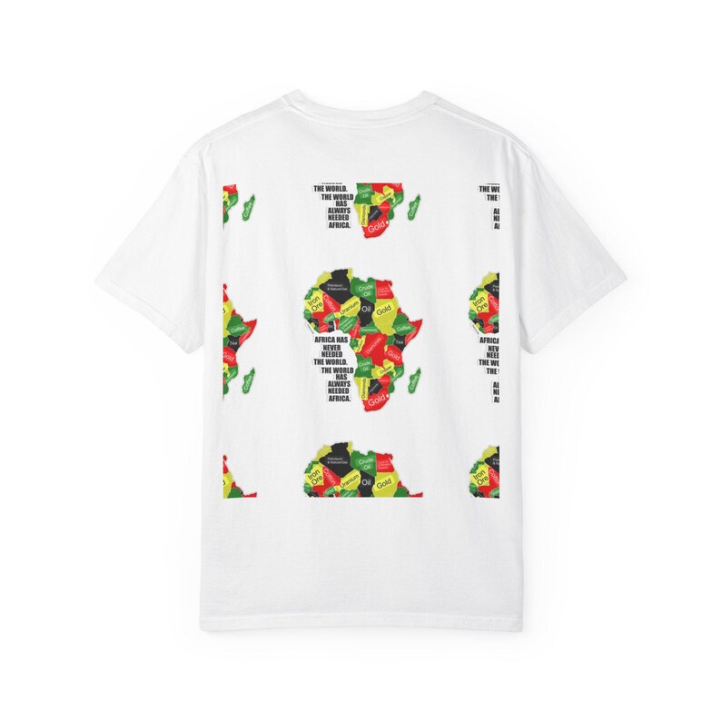 Africa Map Rasta Colors With Resources Quote T-shirt - Etsy Canada