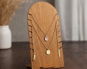 Laser Cut Necklace Display Stand SVG | Jewelry Display Holder | CNC Laser File | MDF Jewelry Stand Template