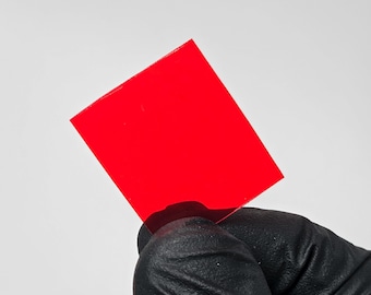 3x Red Display Filter Film for Digital Watches – Casio Mod Parts – F91W AE1200 A168 – DIY Watch Customization